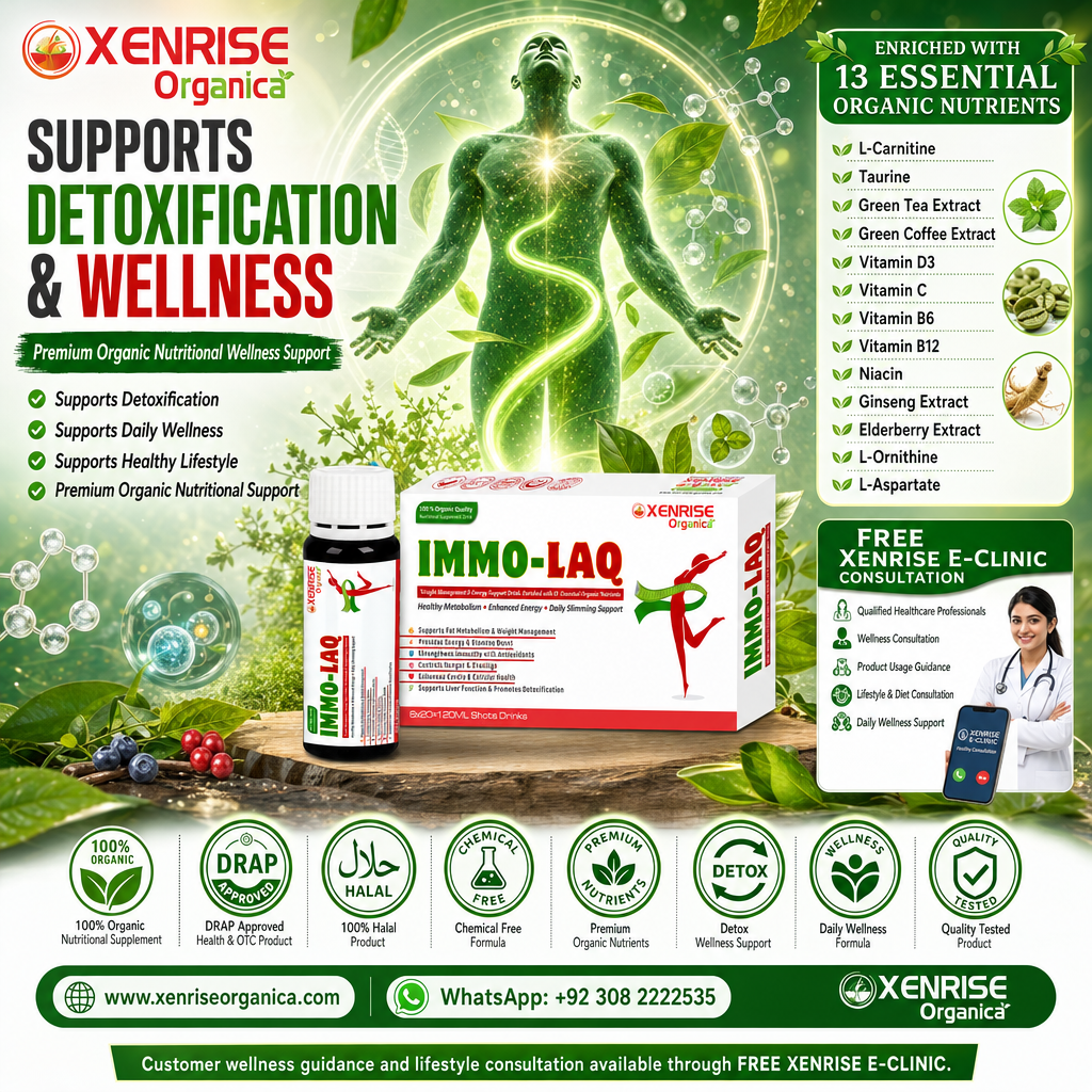 IMMO-LAQ – Weight Management & Energy Support Drink | XENRISE Organica