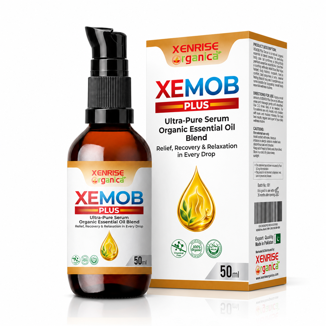 XEMOB PLUS Serum 50 mL | XENRISE Organica
