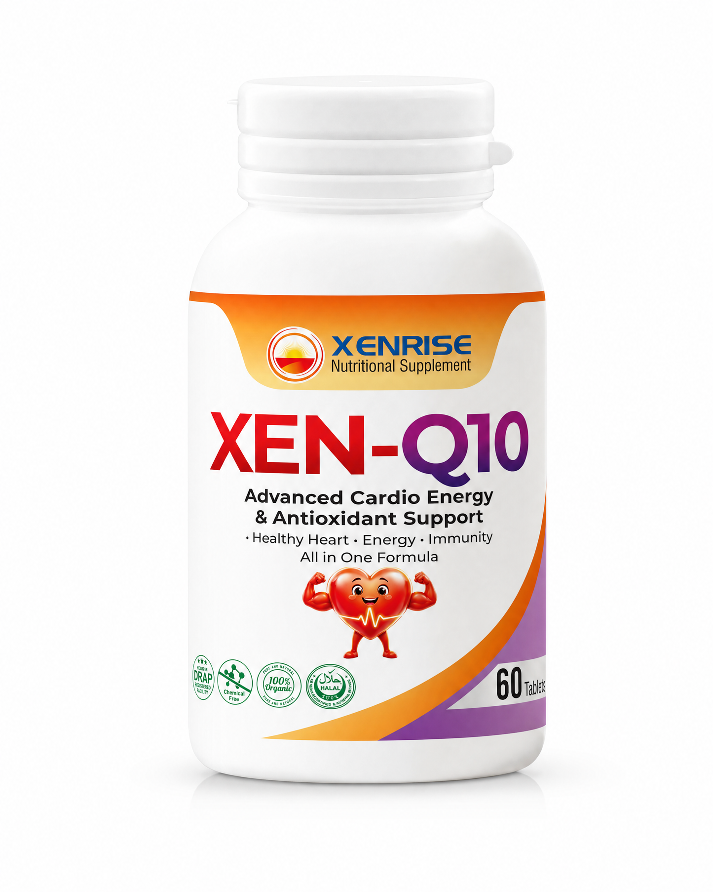 XEN-Q10 Tablets | Advanced Cardio Energy & Antioxidant Support | XENRISE Pharma, Pakistan