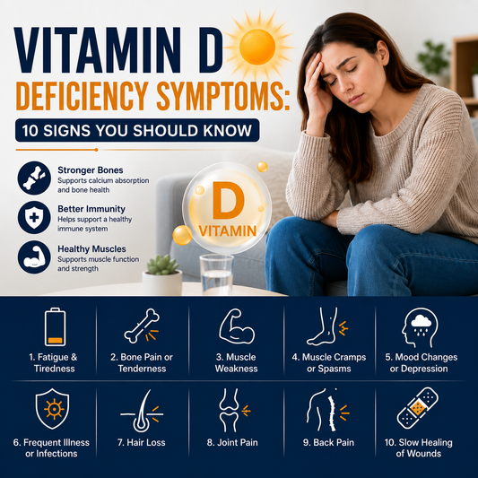 Vitamin D Deficiency Symptoms: 10 Signs You Should Know