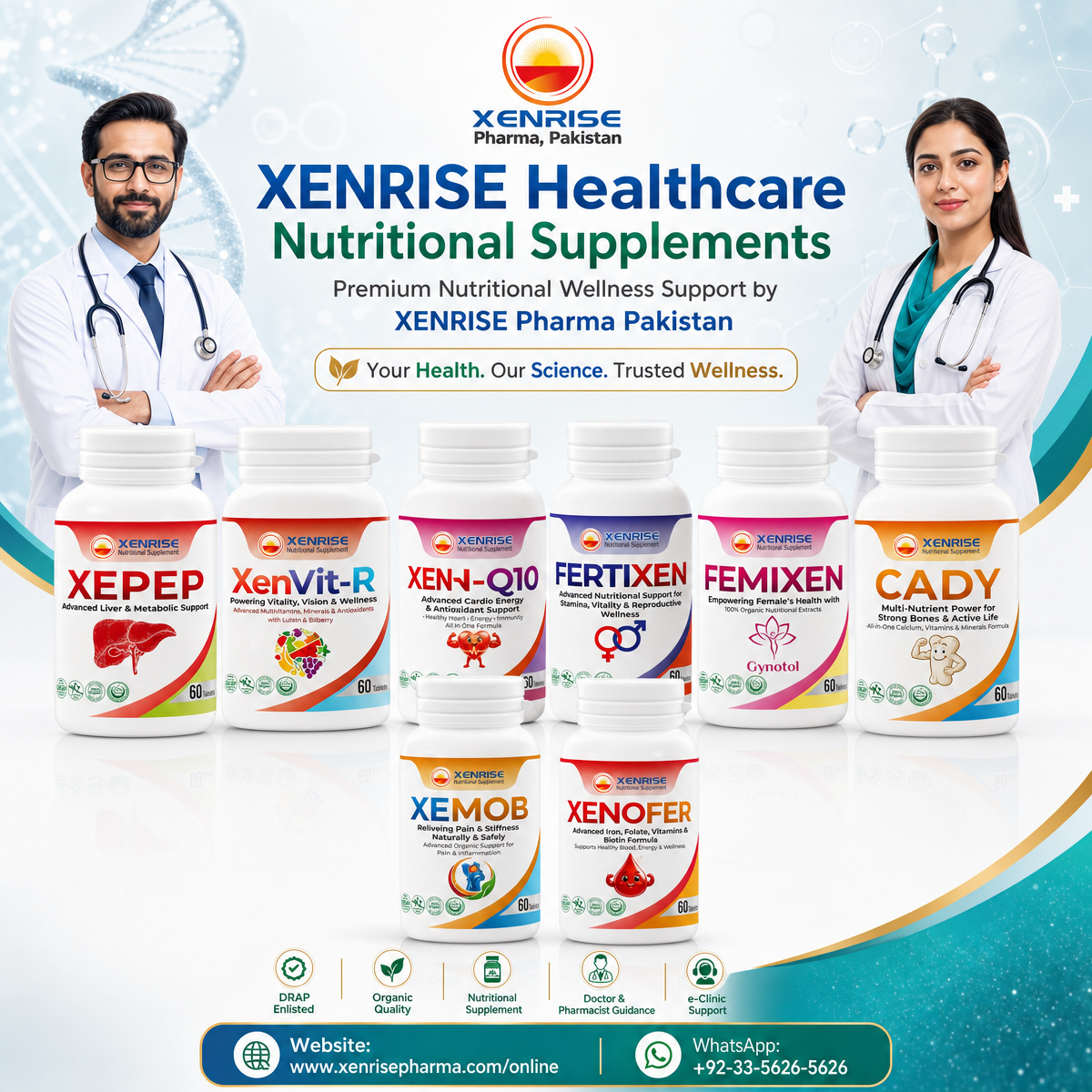 XENRISE Pharma Healthcare Supplement