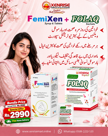 FEMIXEN + FOLAQ Women's Wellness Bundle – Hormonal, Menstrual & Reproductive Support