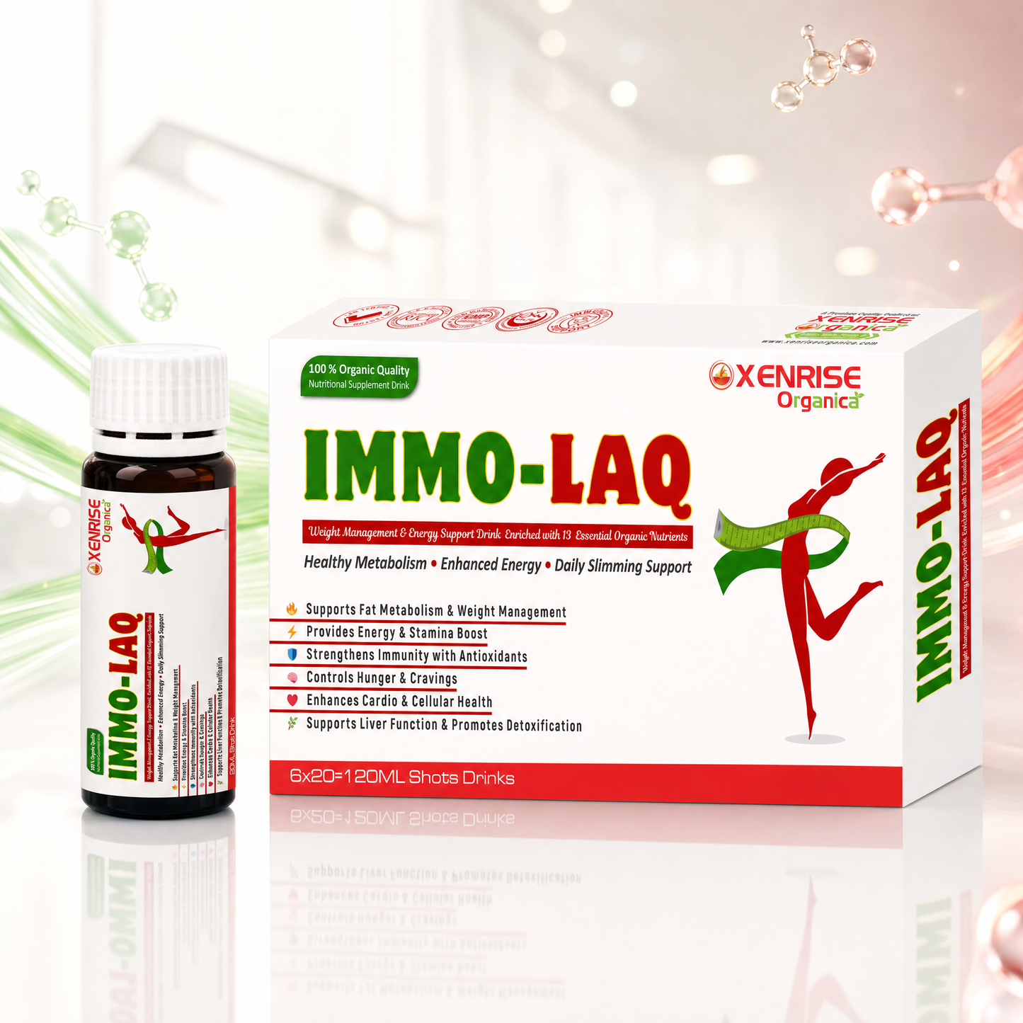 IMMO-LAQ – Weight Management & Energy Support Drink | XENRISE Organica
