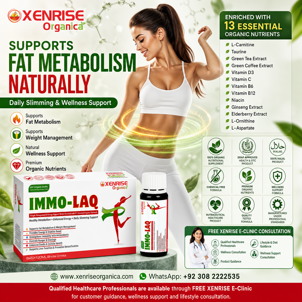 IMMO-LAQ – Weight Management & Energy Support Drink | XENRISE Organica