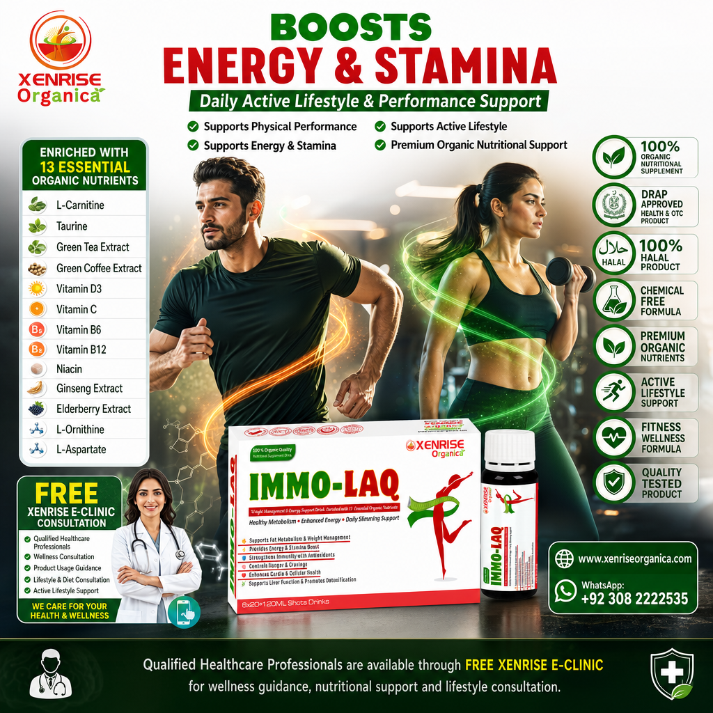IMMO-LAQ – Weight Management & Energy Support Drink | XENRISE Organica