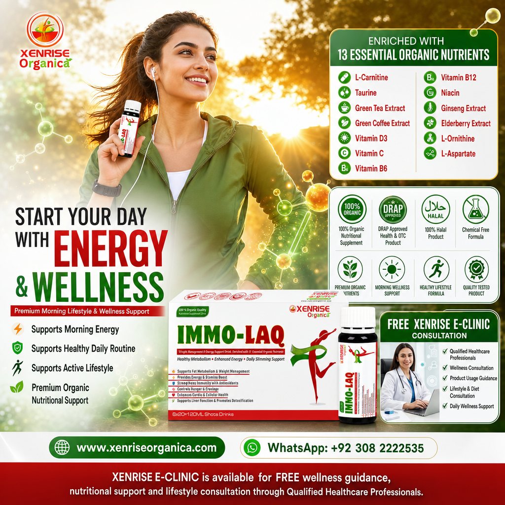 IMMO-LAQ – Weight Management & Energy Support Drink | XENRISE Organica