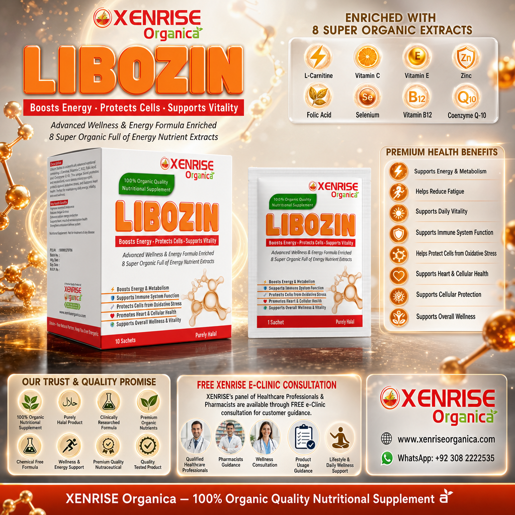 LIBOZIN – Advanced Wellness & Energy Formula Sachets | XENRISE Organica