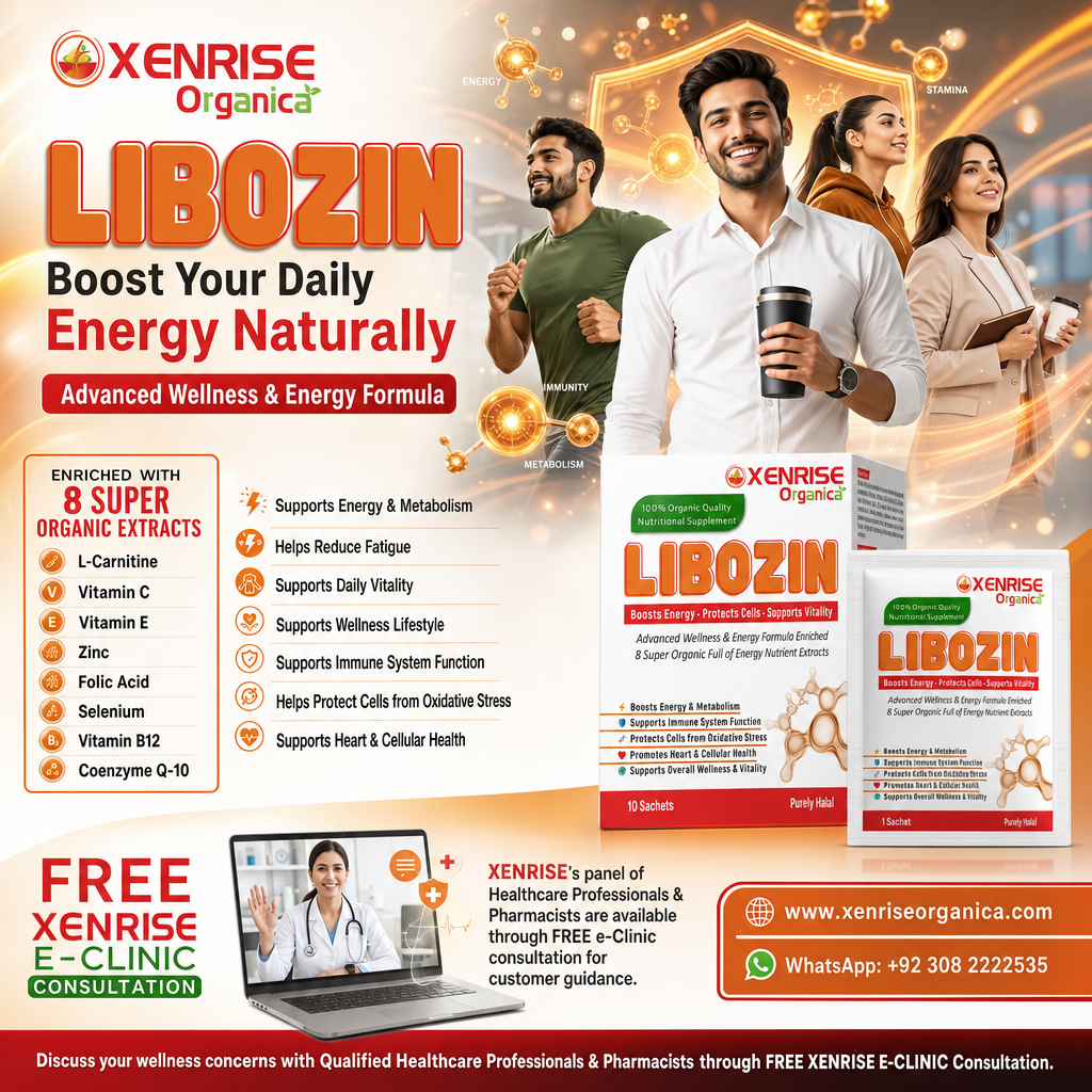 LIBOZIN – Advanced Wellness & Energy Formula Sachets | XENRISE Organica