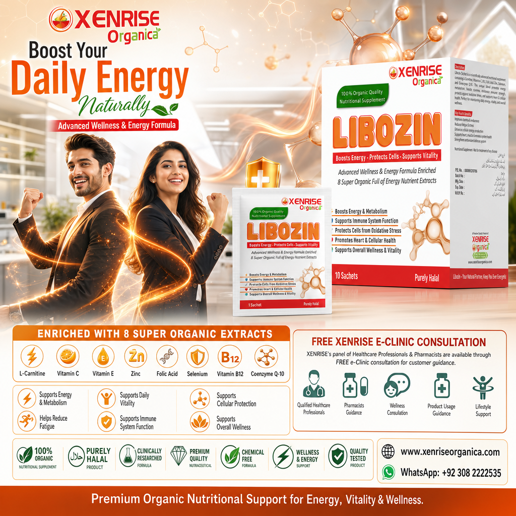 LIBOZIN – Advanced Wellness & Energy Formula Sachets | XENRISE Organica