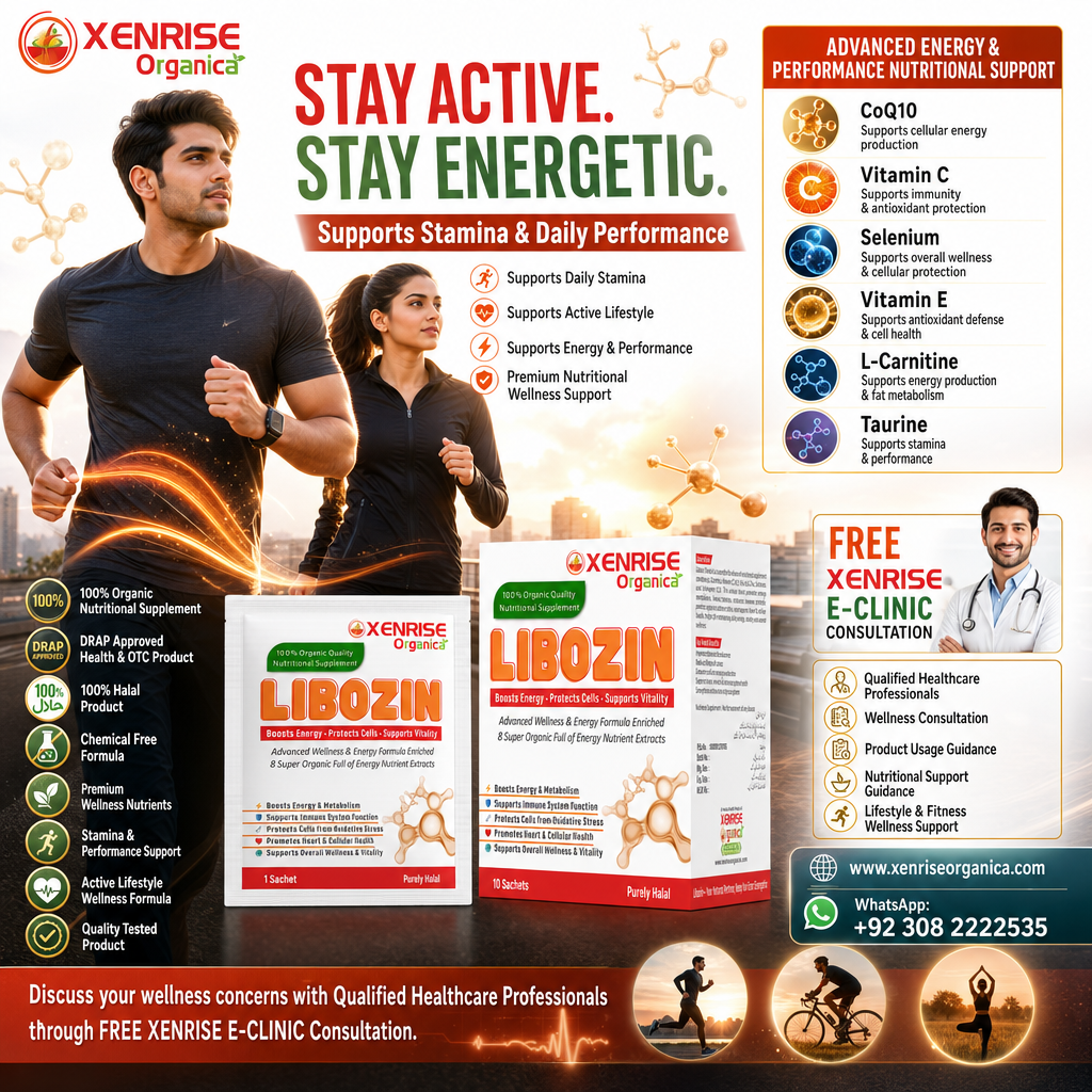LIBOZIN – Advanced Wellness & Energy Formula Sachets | XENRISE Organica