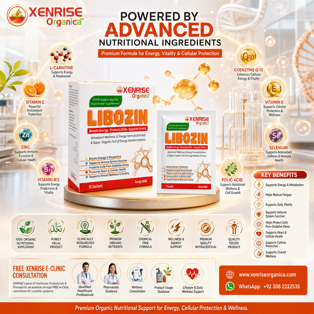 LIBOZIN – Advanced Wellness & Energy Formula Sachets | XENRISE Organica