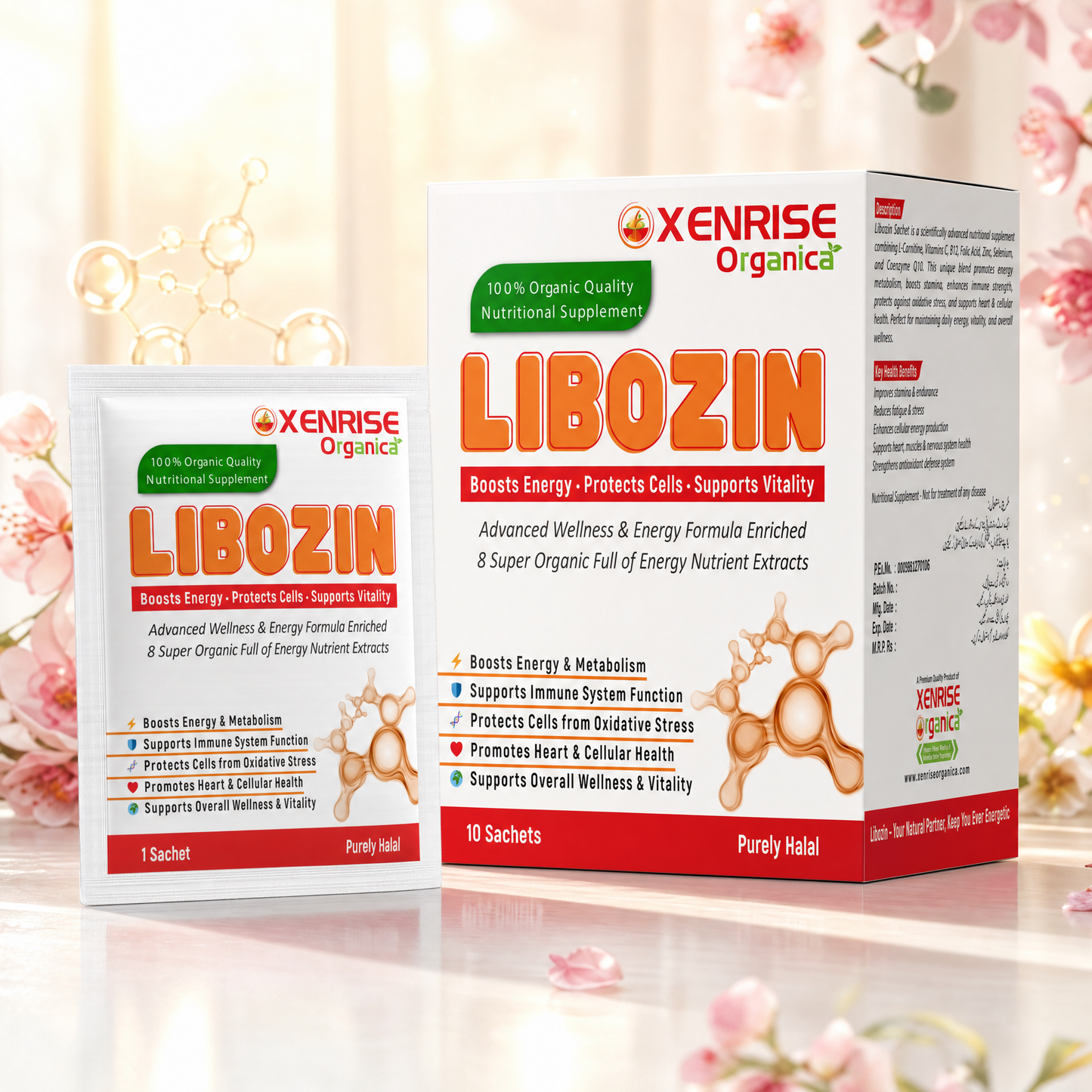 LIBOZIN – Advanced Wellness & Energy Formula Sachets | XENRISE Organica