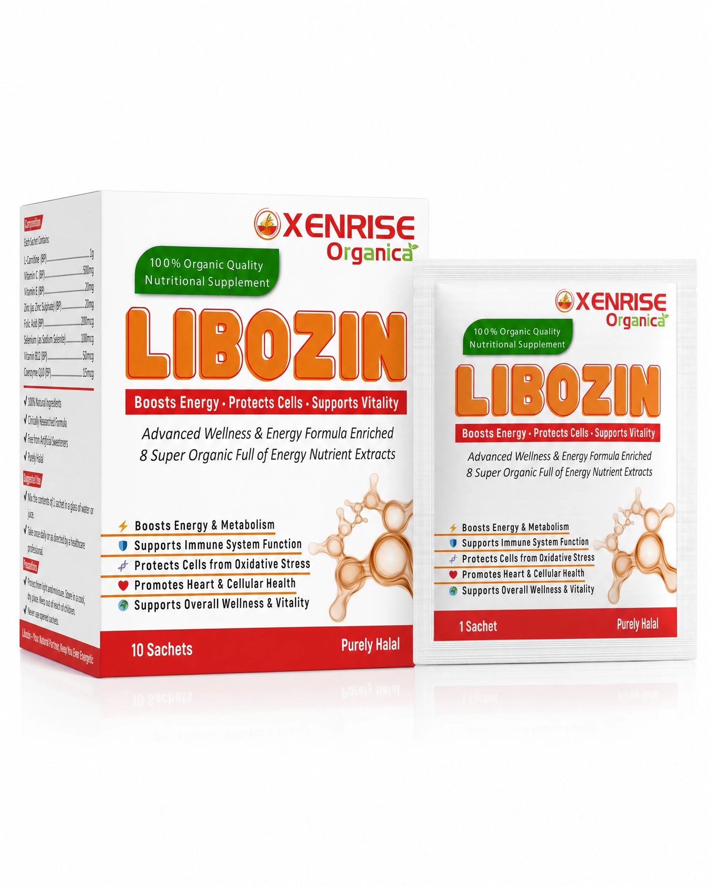 LIBOZIN – Advanced Wellness & Energy Formula Sachets | XENRISE Organica