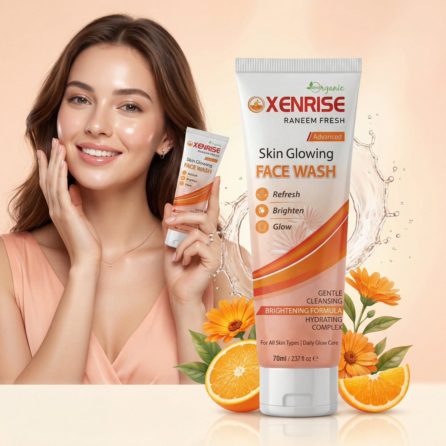 XENRISE RANEEM FRESH – Advanced Skin Glowing Face Wash | XENRISE Organica