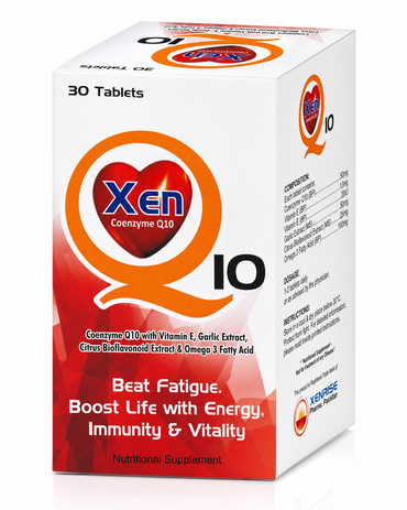 XEN-Q10 Tablets | Advanced Cardio Energy & Antioxidant Support | XENRISE Pharma, Pakistan