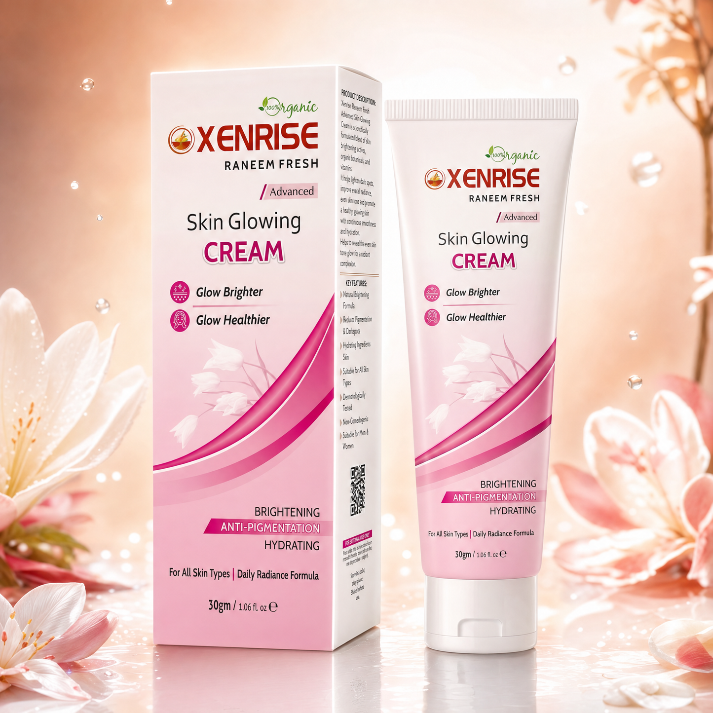 XENRISE RANEEM FRESH – Advanced Skin Glowing Cream | XENRISE Organica