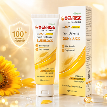 XENRISE SOLEVIA SHIELD SPF 100+ – Advanced Sun Defense Sunblock | XENRISE Organica