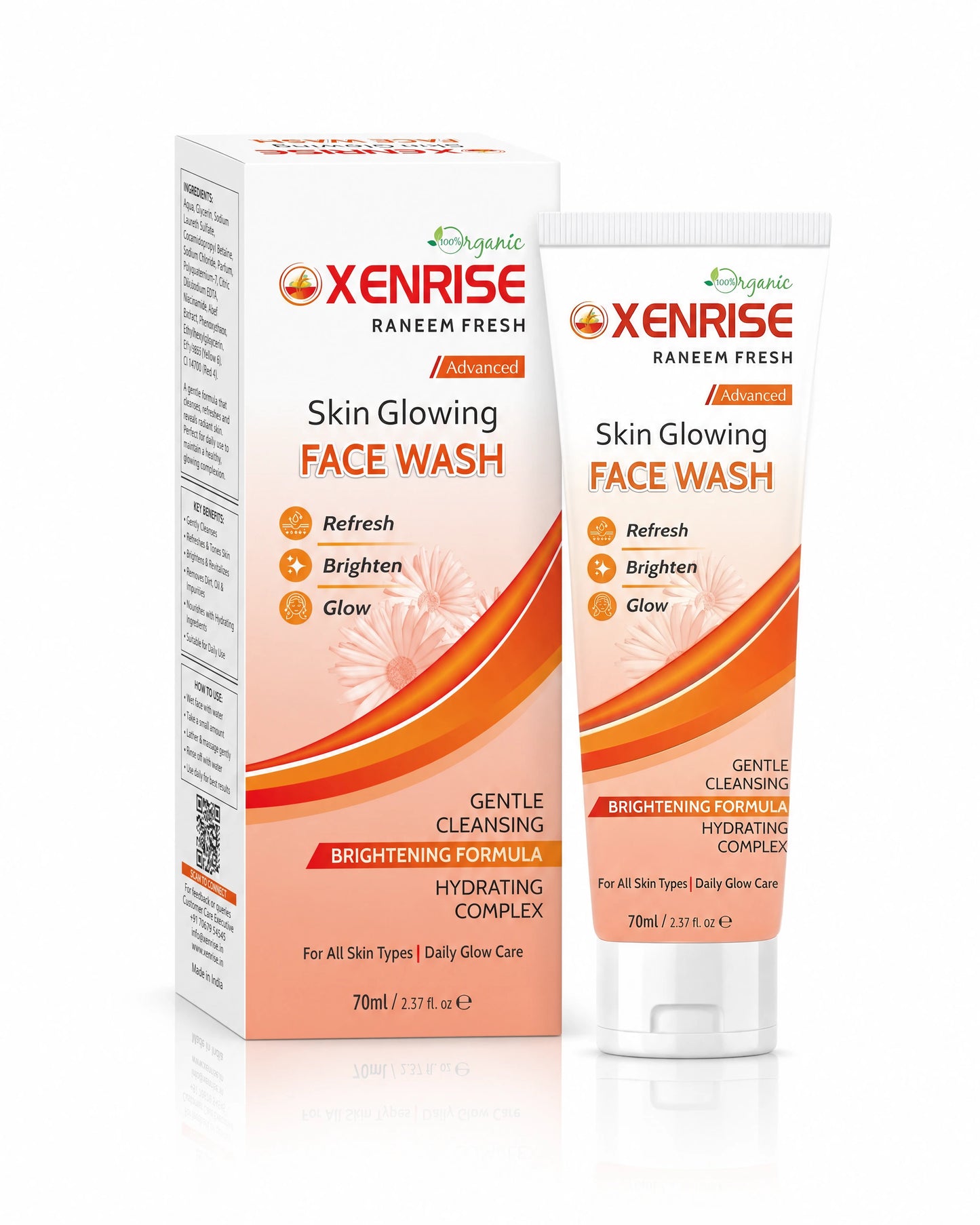 XENRISE RANEEM FRESH – Advanced Skin Glowing Face Wash | XENRISE Organica