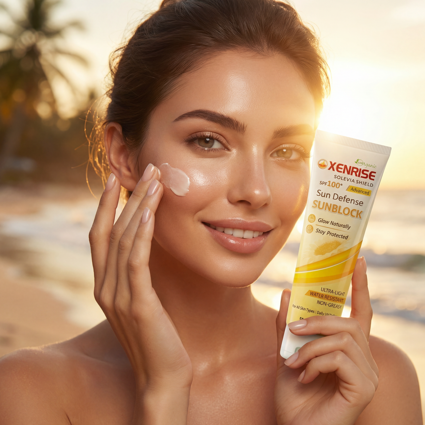 XENRISE SOLEVIA SHIELD SPF 100+ – Advanced Sun Defense Sunblock | XENRISE Organica