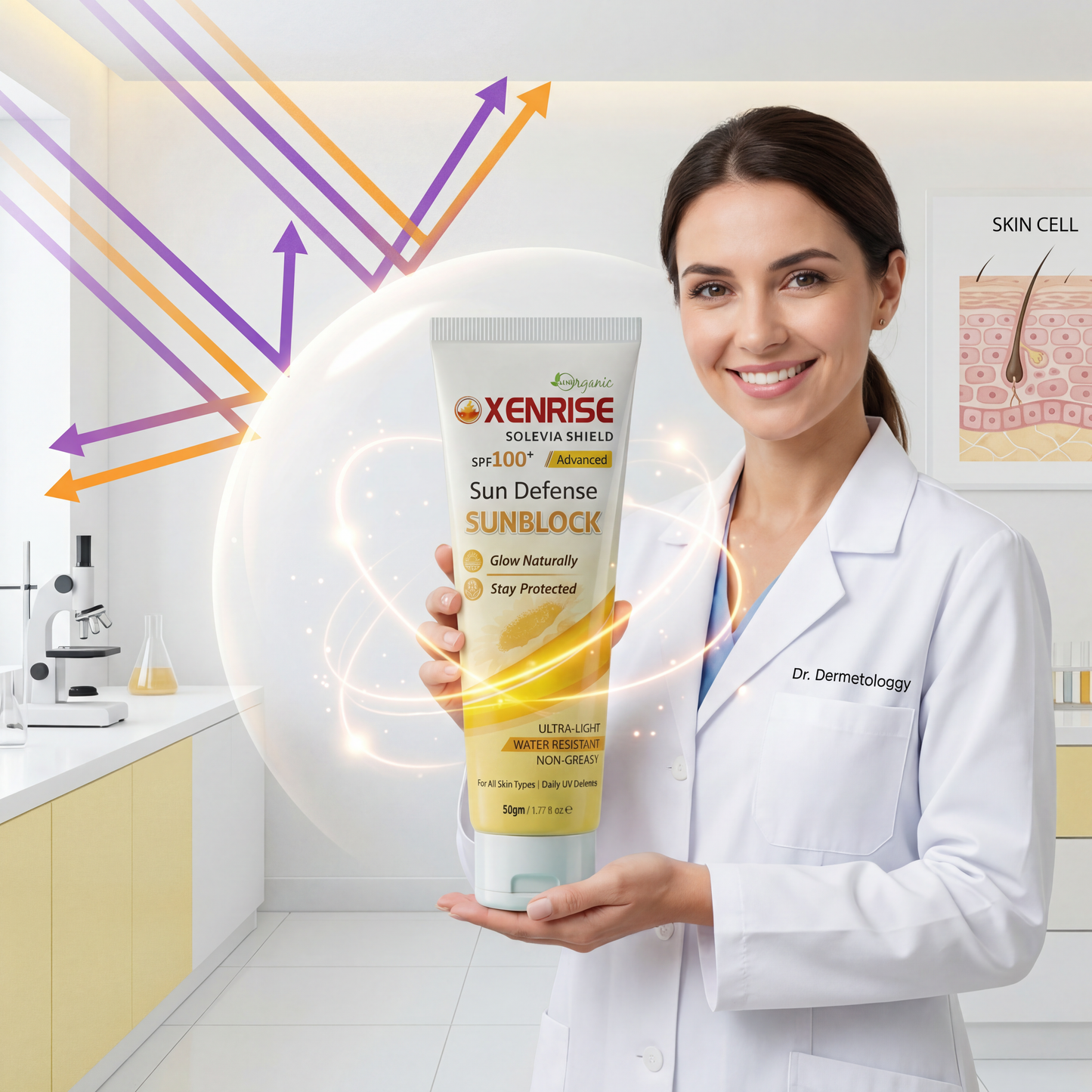 XENRISE SOLEVIA SHIELD SPF 100+ – Advanced Sun Defense Sunblock | XENRISE Organica