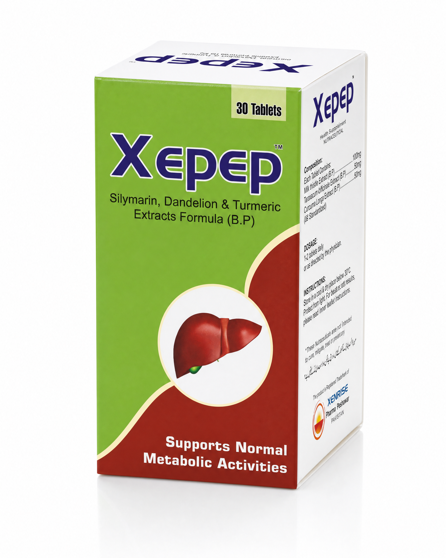 XEPEP Tablets | Advanced Liver & Metabolic Support | XENRISE Pharma, Pakistan